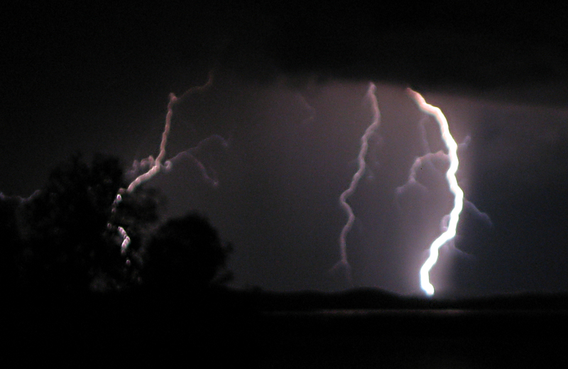 Thunder and Lightning over Lake titicaca