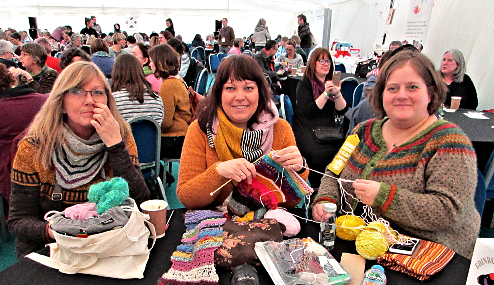 Some of the women I meet at the Edinburgh Yarn Festival