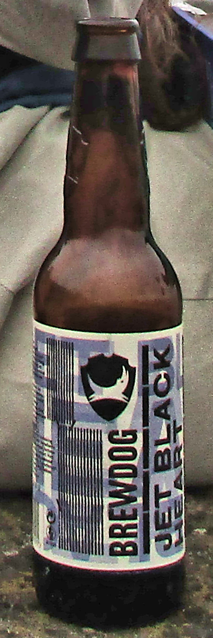 Bottle of Brewdog Black Jet Ale
