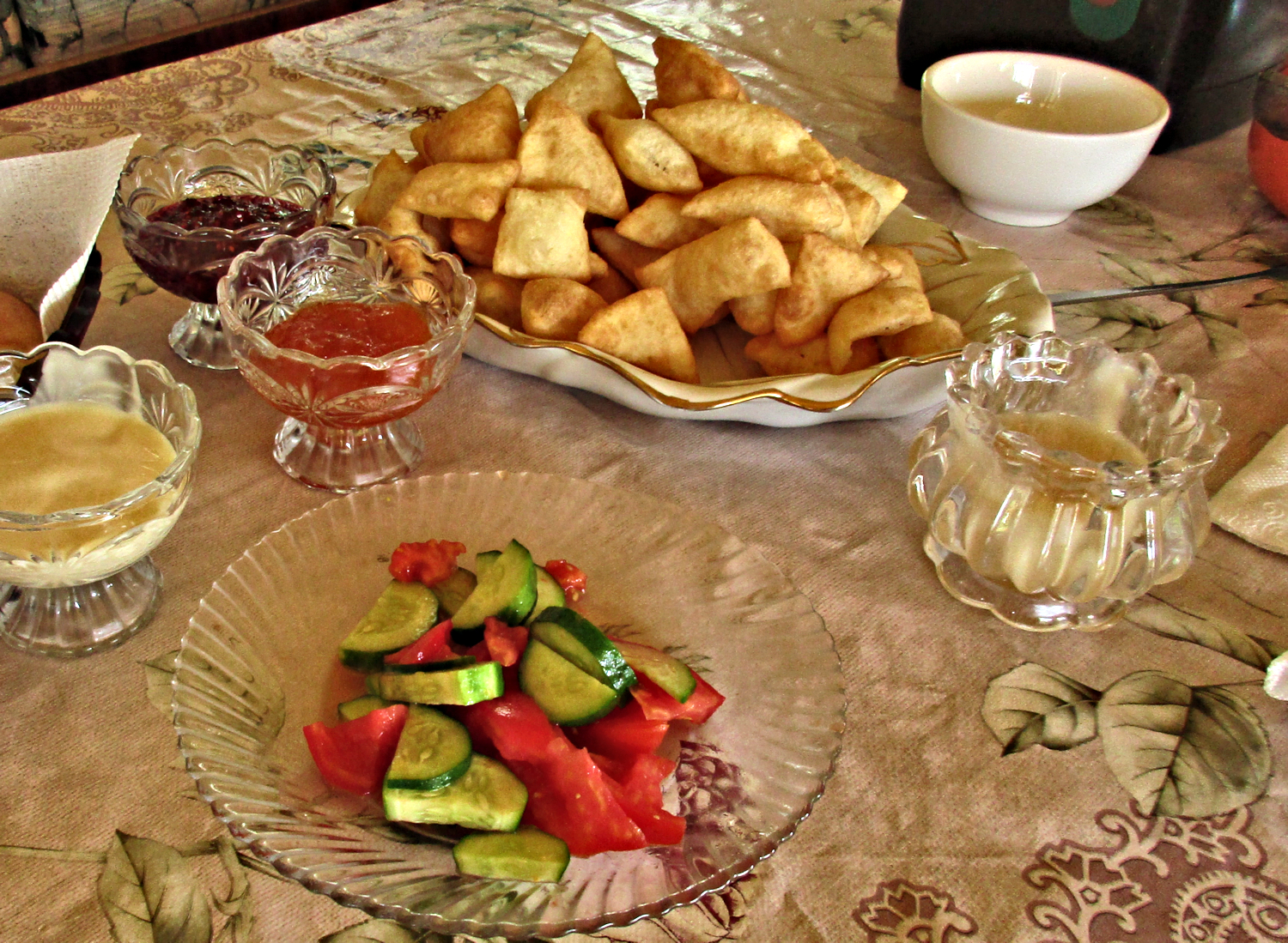 Borsook (Kyrgyz bread) treat