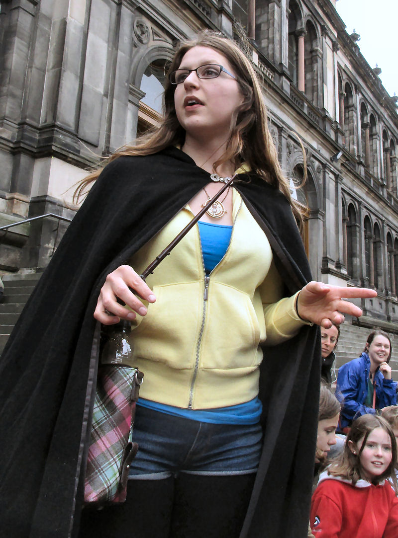 Tour Guide on the Harry Potter Free Walking Tour of Edinburgh, Scotland