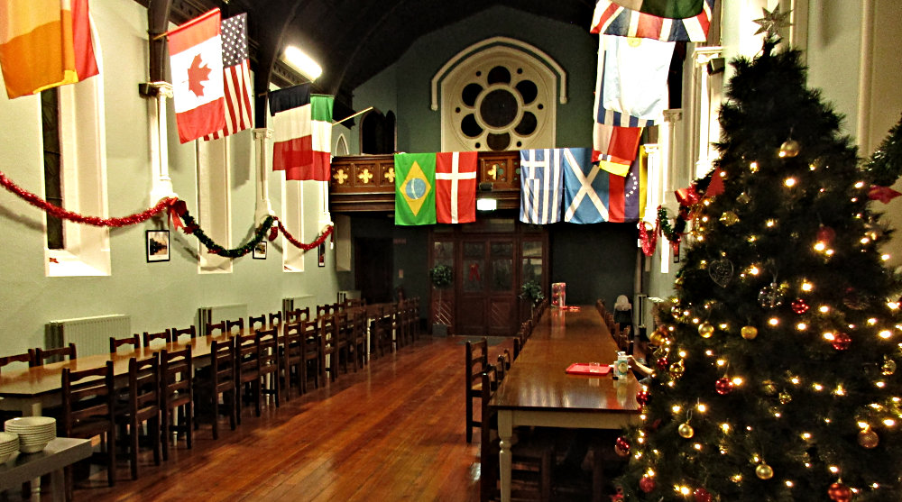 DIning Room in Dublin Hostel