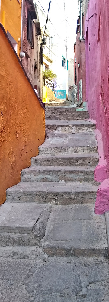 A few of MANY steps in Guanajuato