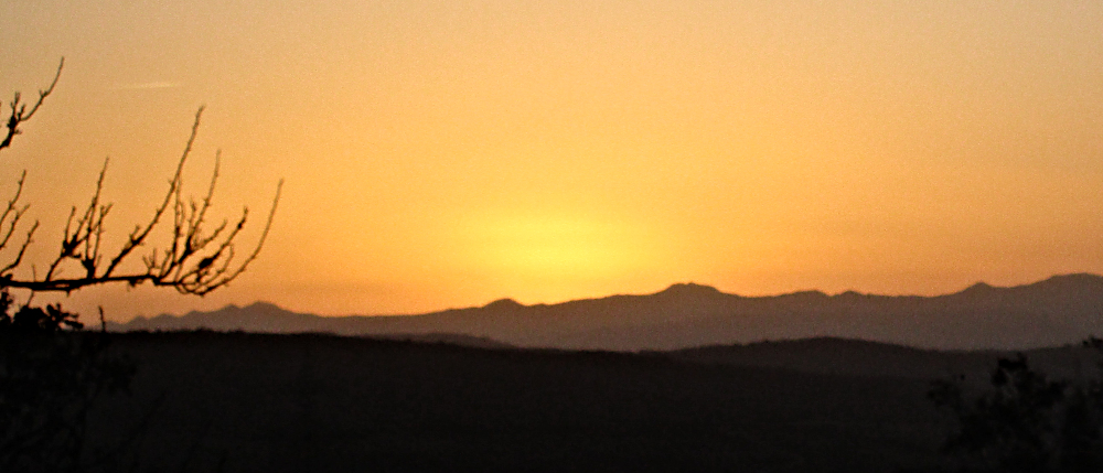 Sunrise near Cadavo