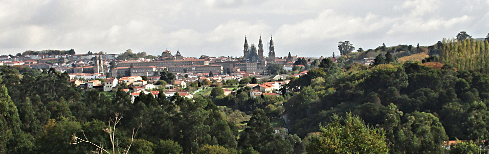 View of Santiago from the west