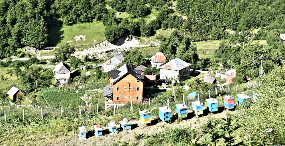 Village of Cereme, Albania from above