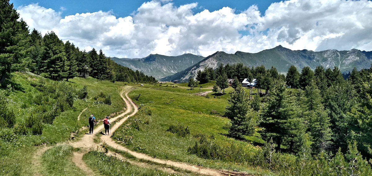 HIking road near Doberdol, Albania