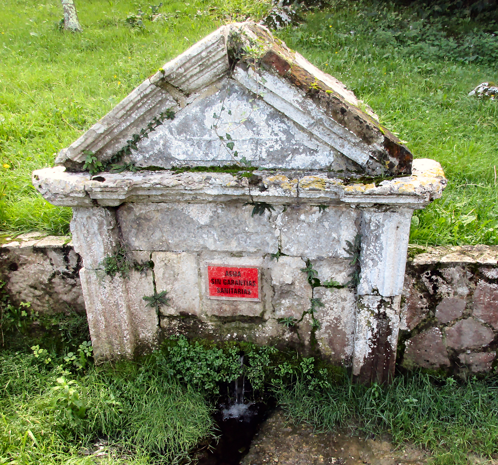 midieval pilgrim's water fountain