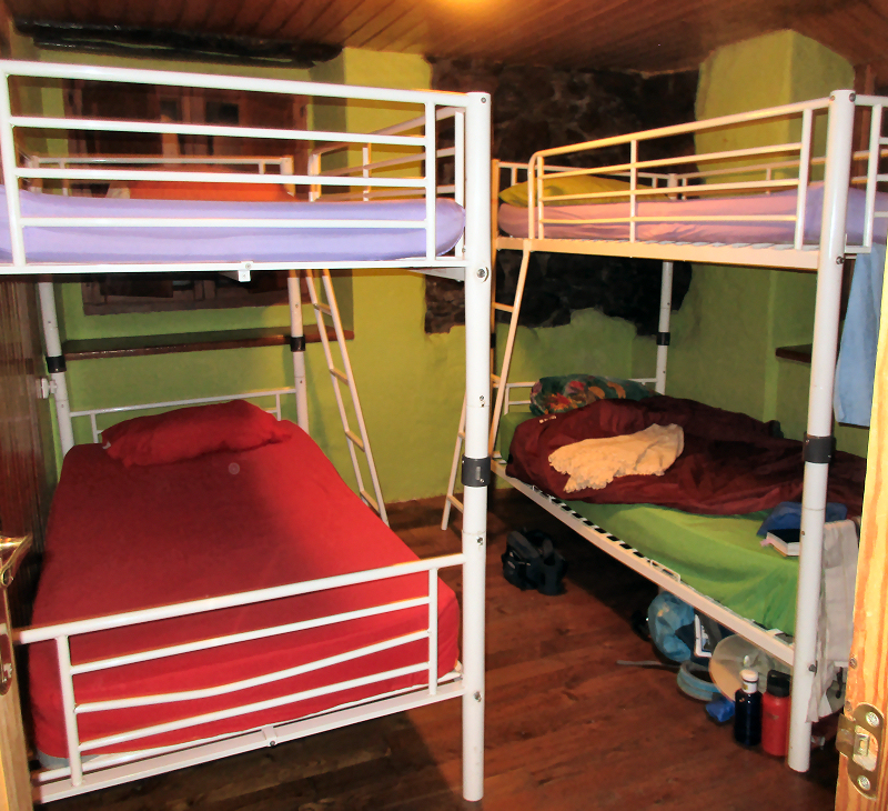 Bunkbeds at Alburgue de Bodenaya