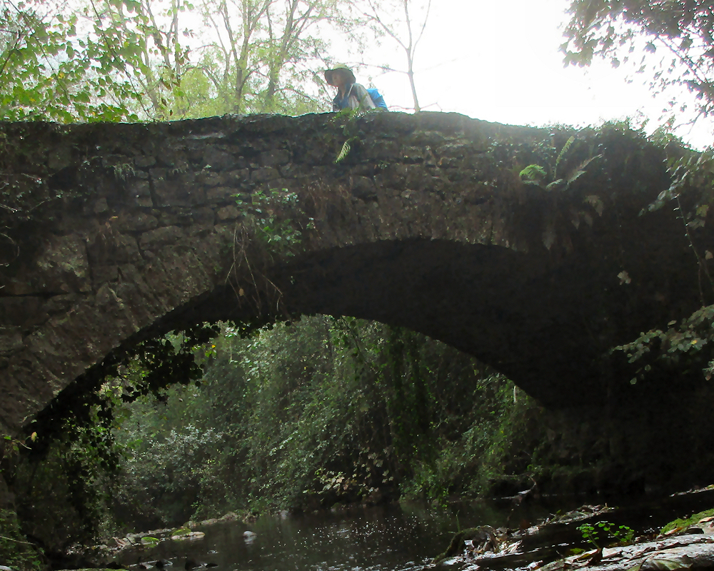 Medieval bridge on the Camino Primitivo
