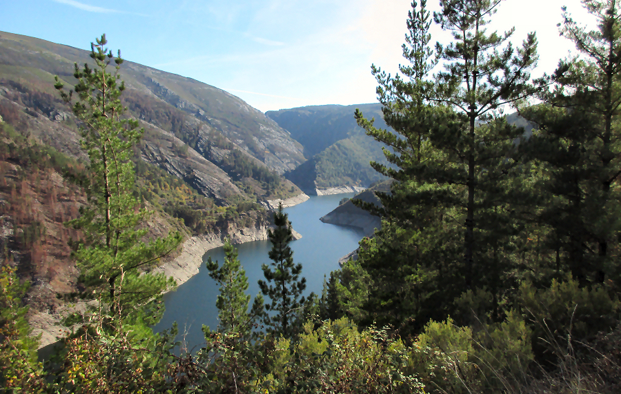 The Salime reservoir