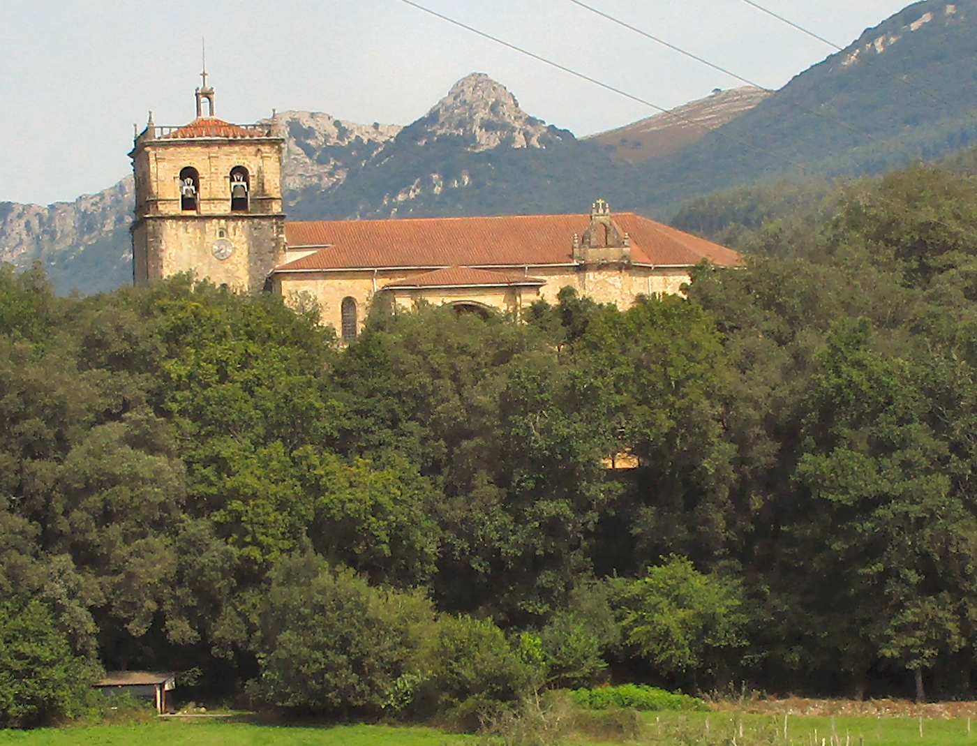 El Puente Monastery on a hill