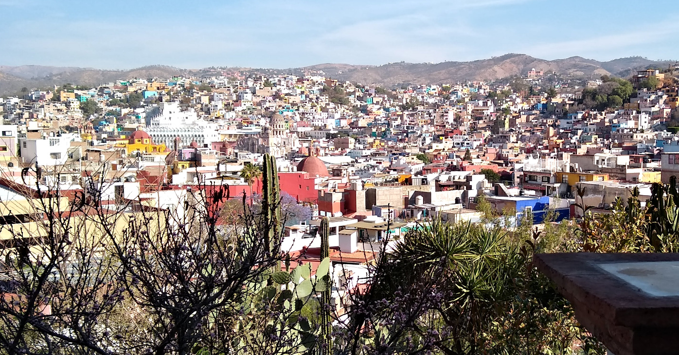 View from my bedroom in Guanajuato