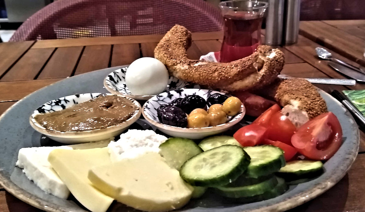 One of my breakfasts at Cafe Kuff in Istanbul