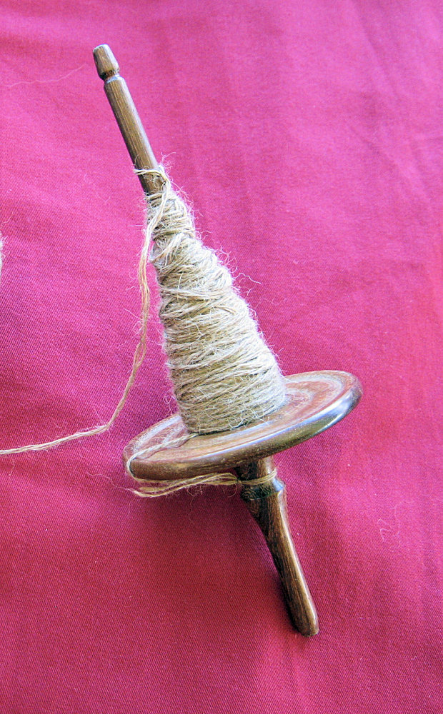 Drop Spindle that Ben made for me