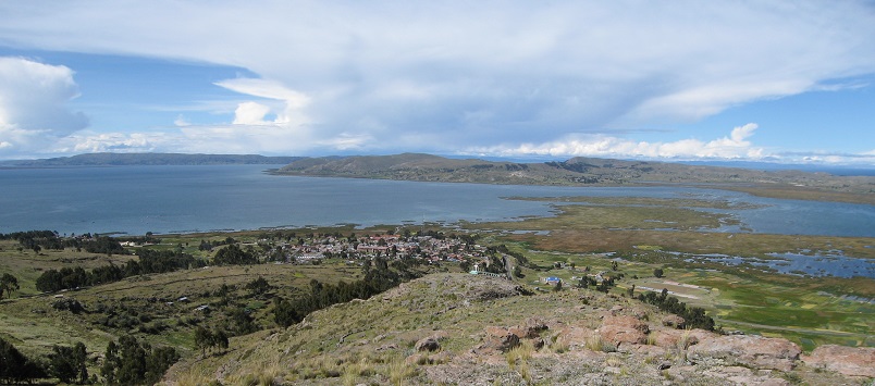 View of Lake Titicaca