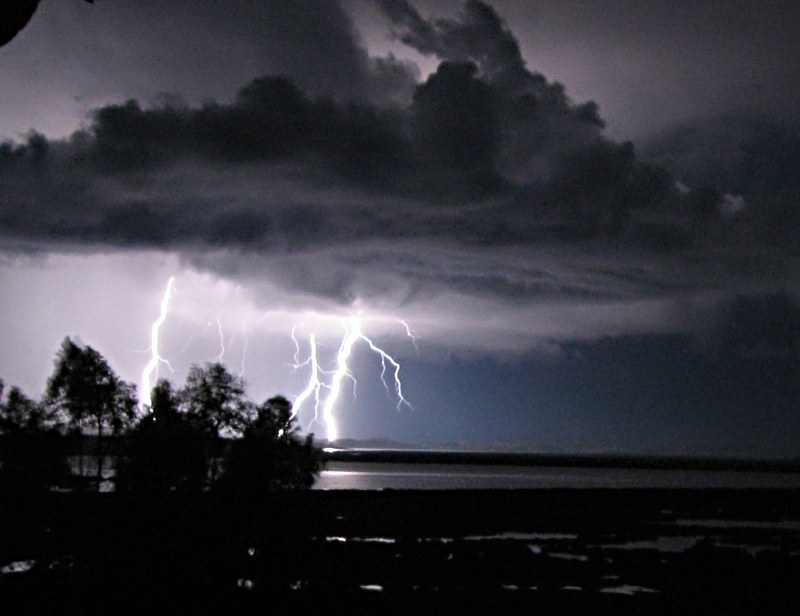 Thunder and Lightning over Lake titicaca