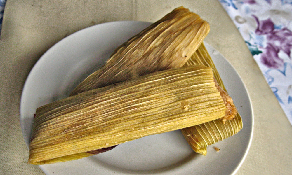 tamales on a plate