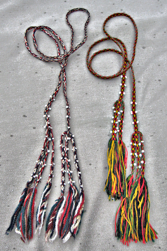 Braid ties sold by the women in Chucuito