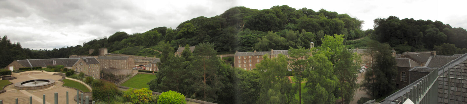 The Company town of New Lanark in Scotland