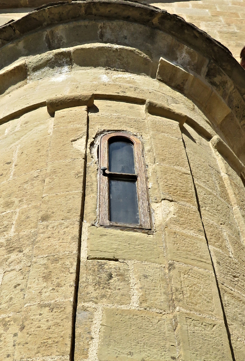 Little window in a tower at St. Stephen's Monastery