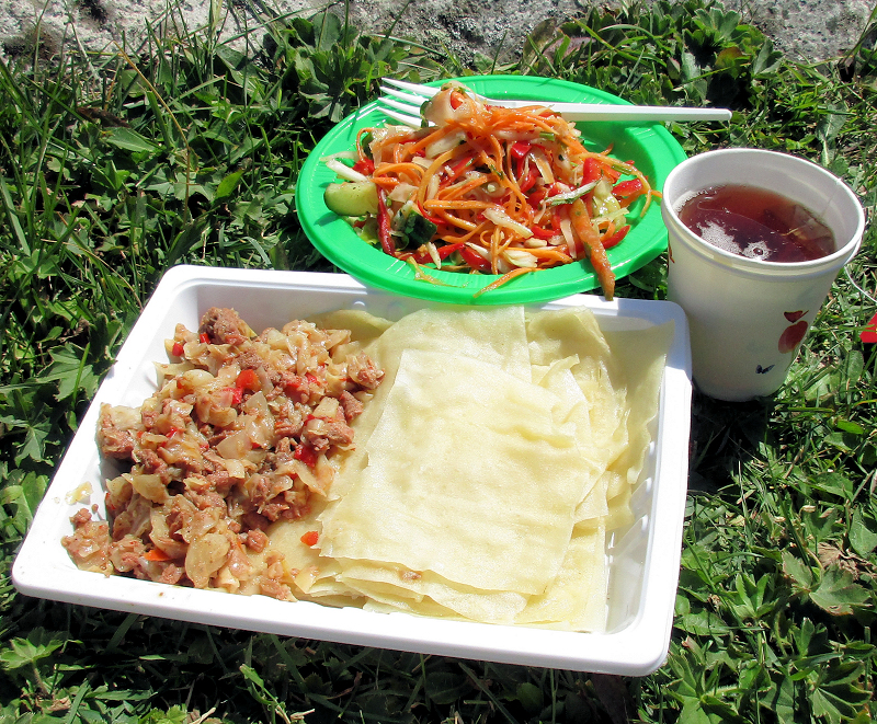 besbarmak and square noodles