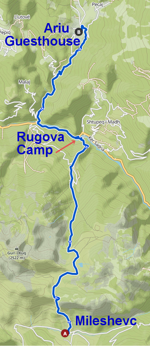 Route Map for Day 4