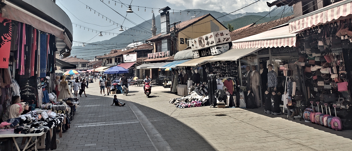 Market Pedestrian Mall in Peje