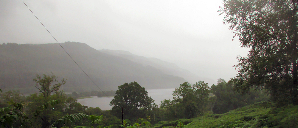 Rainy day in the Scottish Highlands