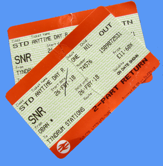 Train tickets