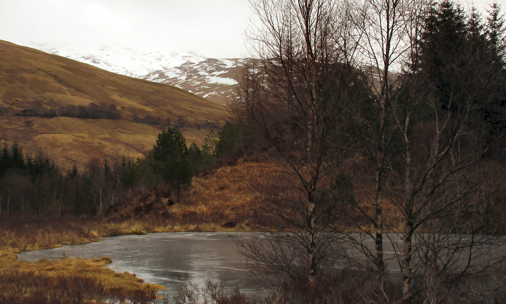 A small lake: Lochan of the Lost Sword
