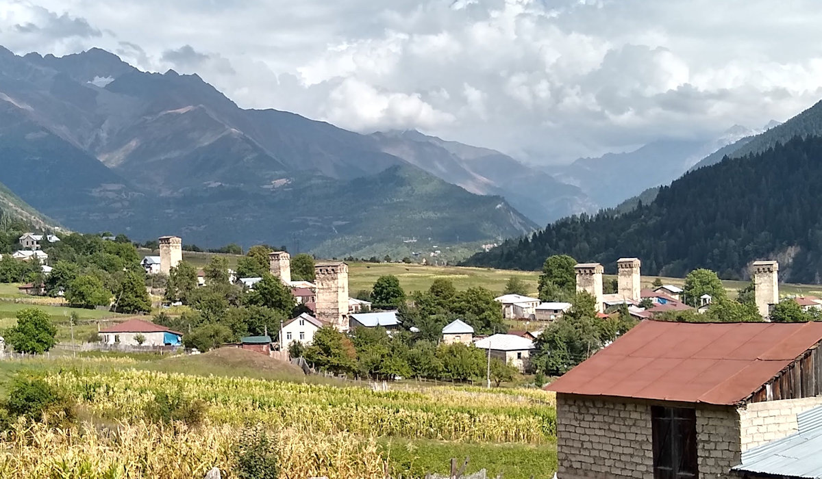 Svaneti Towers near Mestia, Georgia