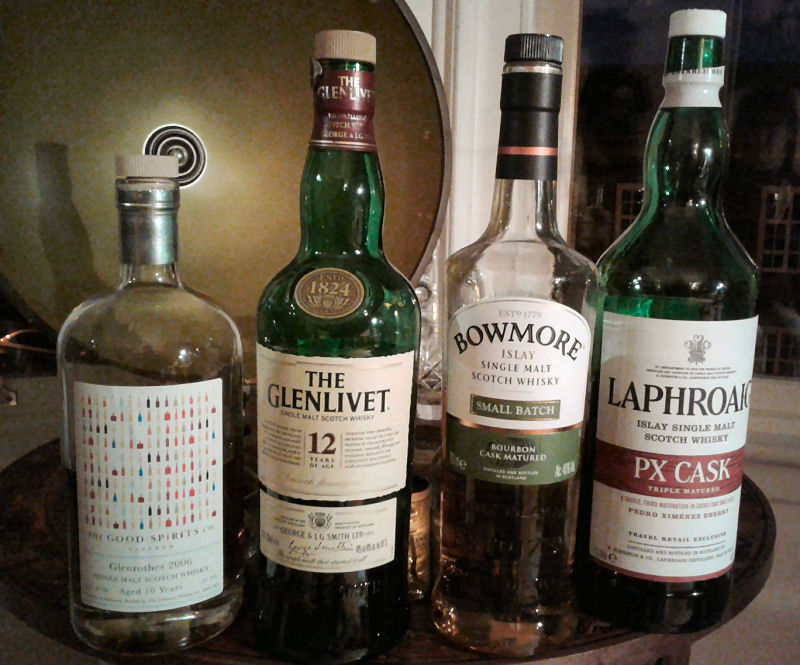 Selection of Scottish Whiskey