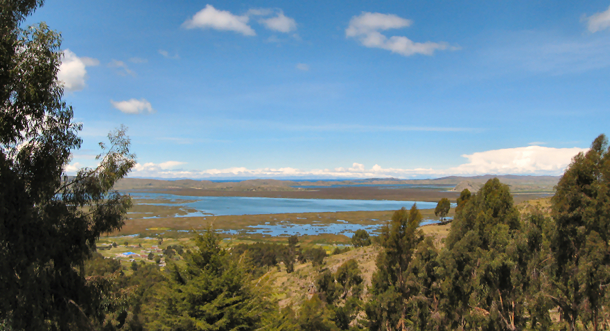 View of Lake Titicaca